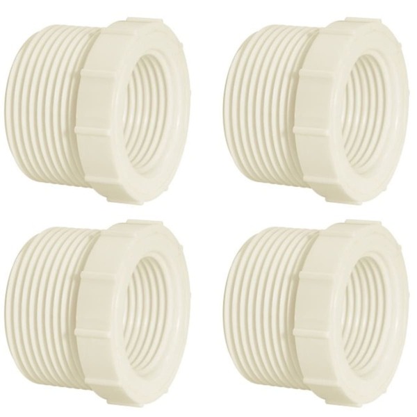 Bucha Redução Com Rosca De 1" Para 3/4" | Kaztec |  Kit 04 Un